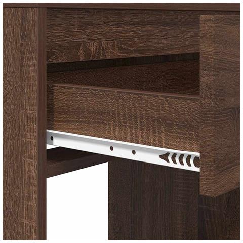 Tavoli da Trucco per Camera da Letto Rovere Marrone - Foto 9
