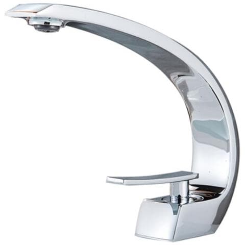 Rubinetto per lavabo da bagno, Blackswan, tipo M87, modello cromato lucido, misura 17,8 cm - Foto 1