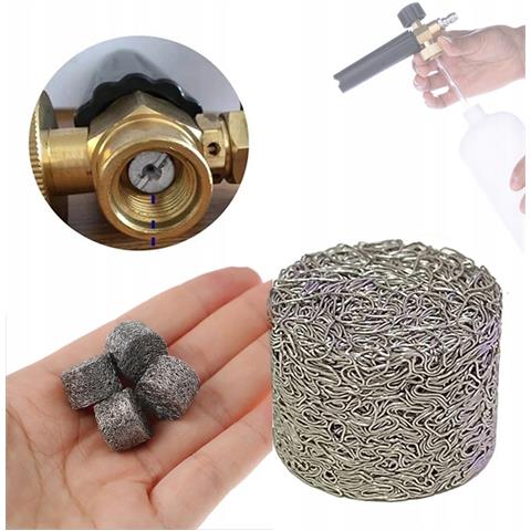 Filtro Per Schiuma 10x14mm - Acciaio Inox Di Alta Qualità | Dimensioni: Ø14mm, H10mm | Compatibile Con Schiumogeni Pa, Ls3 - Foto 1
