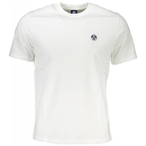 MAGLIETTA A MANICHE CORTE DA UOMO BIANCA - Colore: Bianco, Taglia: 3XL - Foto 1