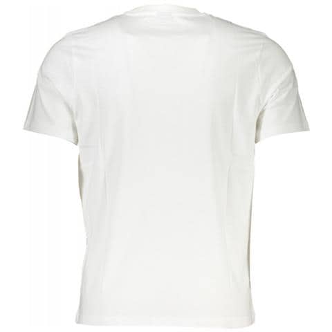 MAGLIETTA A MANICHE CORTE DA UOMO BIANCA - Colore: Bianco, Taglia: 3XL - Foto 2