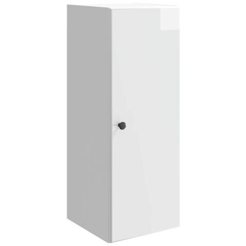 Mobiletto a muro Bianco Lucido 33 x 34,5 x 90 cm - Foto 1