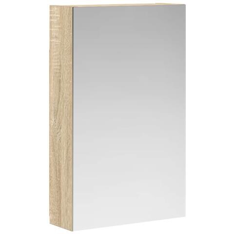 Mobiletto per specchio da bagno Rovere Sonoma 30 x 10,5 x 50 cm - Foto 1