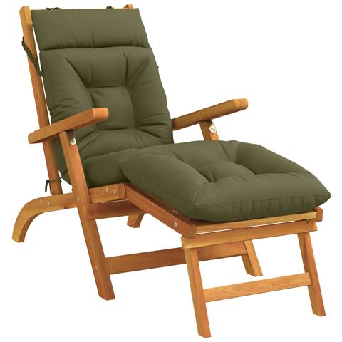 Cuscino per Lettino VIANEN 100% Poliestere Verde Oliva - Foto 2