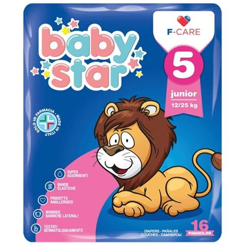 Pannolino Babystar 12/25KG T5 16 Pezzi - Foto 1