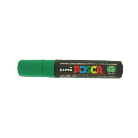pz. 1 Marcatore Uni Posca a scalpello verde M PC17K V - Foto 1