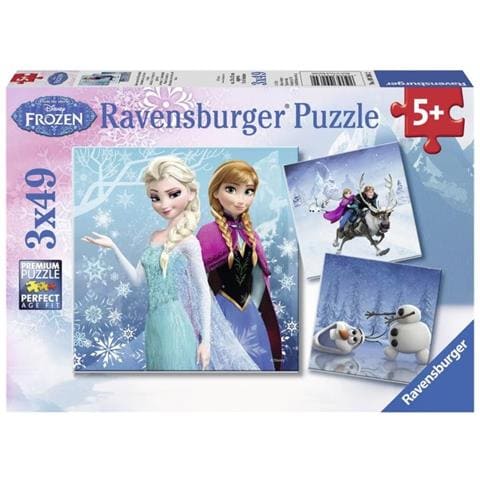 Puzzle Frozen 3 x 49 pz 18 x 18 cm 092642 - Foto 2