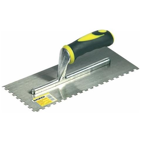 Frattone in Acciaio Dentato 2 lati Verso SX 280x120mm Greca 5x7mm - Foto 1