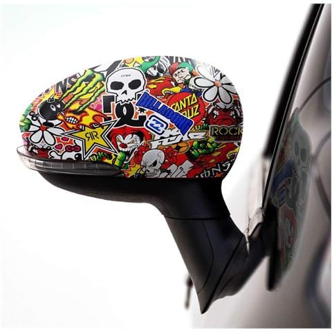 Foglio Pellicola Adesiva per Wrapping Sticker Bomb Small, 50 x 70 cm - Foto 6