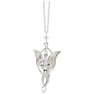 XHBTS Set 3 Collane Il Signore Degli Anelli – Ciondolo Foglia Elfica E Arwen Evenstar, Tono Oro, Gioielli Da Cosplay