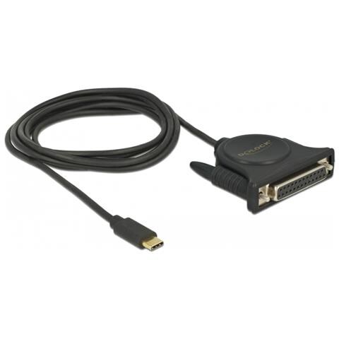 62980 USB Type C Parallelo Nero cavo di interfaccia e adattatore - Foto 1