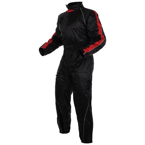 Tuta Cerata Impermeabile Completo Anti Pioggia Moto Scooter Antiacqua Rosso Xs - Foto 1