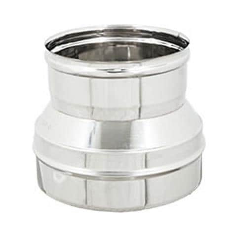 Riduzione Inox Per Canna Fumaria 120mm Maschio X 80mm Femmina - Acciaio Inox