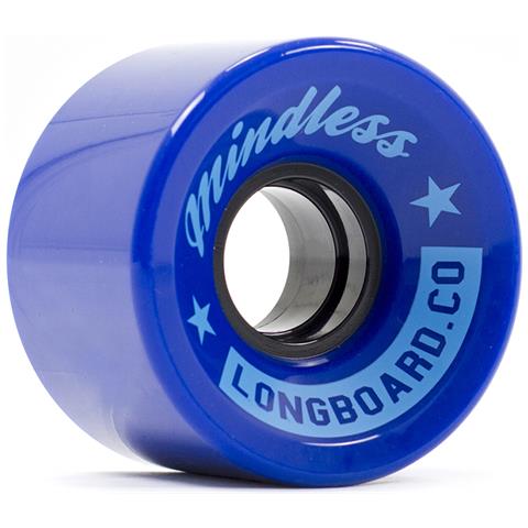 4 Ruote Da Skateboard Longboard 52x30 Mm In PU, Durezza 100A, Colore Blu - Per Cruising E Trick Base - 3