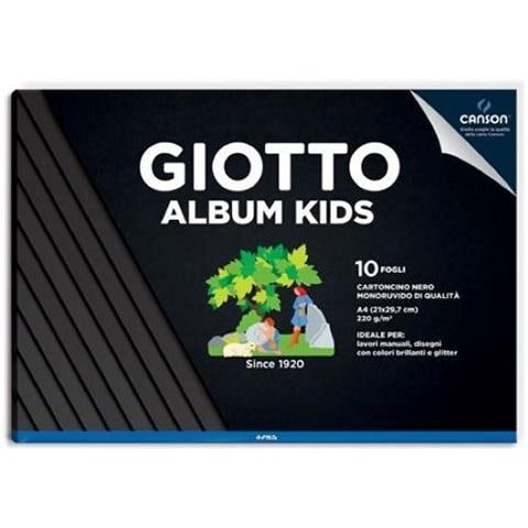 Album Kids Cartoncino Nero 5+ F. to A4 220gr 10fg - Foto 2