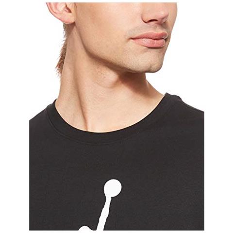 Nike M J Jumpman Ss Crew T-shirt, Uomo, Nero / bianco, Xl - Foto 5