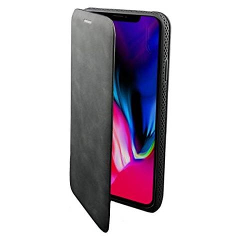 Custodia Folio Executive Chiusura Magnetica E Standard Per Iphone X / xs Nera - Foto 1