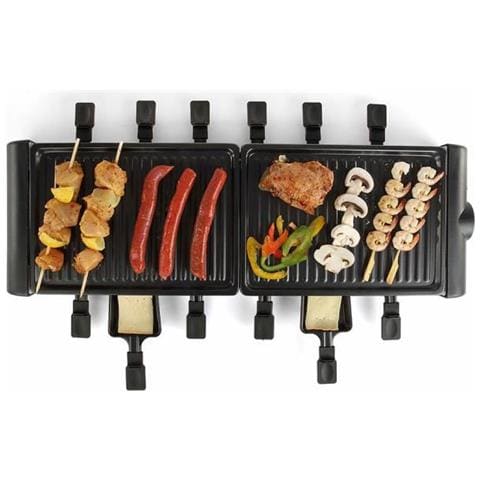 Raclette Doc185 Set 12 Persone - Nero - Foto 1