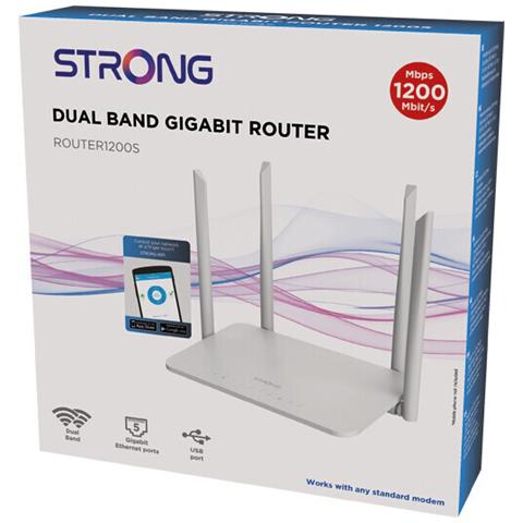 Router Wi Fi 1200S Dual Banda (2.4 GHz, 5.0 GHz) Velocità 1.200 Mbit/s Colore Bianco - Foto 5