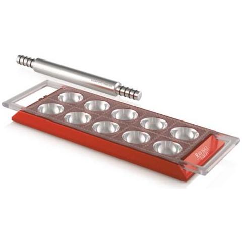 Stampo ravioli tablet rosso (mattarello incluso) - Foto 1