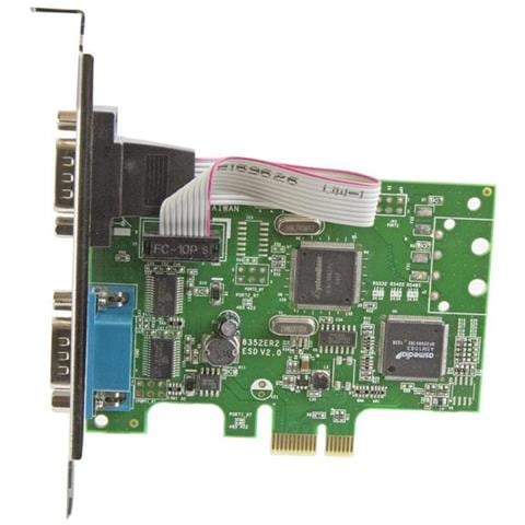 Scheda Seriale PCI Express da 2 porte DB9 con UART 16C1050 - RS232 - Foto 2