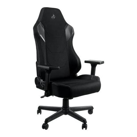 X1000 Sedia Da Gaming Per Pc Sedia Tappezzata Nero - Foto 2
