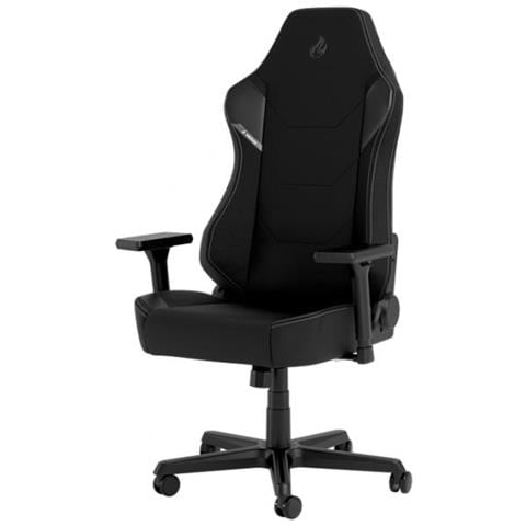 X1000 Sedia Da Gaming Per Pc Sedia Tappezzata Nero - Foto 1