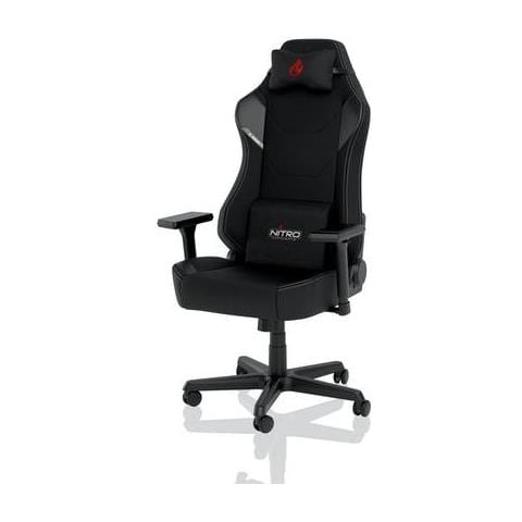 X1000 Sedia Da Gaming Per Pc Sedia Tappezzata Nero - Foto 3
