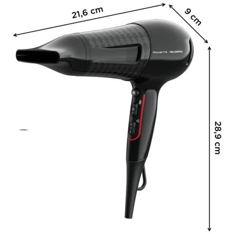 Asciugacapelli Powerline CV591L con Potenza 2300 W Colore Nero - Foto 2