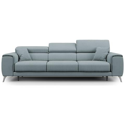 Fusion Divano 3 Sedute In Tessuto Smacchiabile T05 Carta Da Zucchero - Foto 2