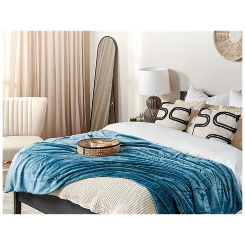Coperta Bayburt 200 X 220 Cm Blu - Foto 1