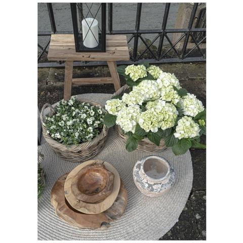 Tappeto Rotondo Menorca - Beige - Pet - 120x120x1 Cm - Foto 6