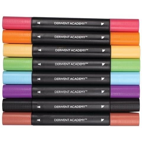 Academy evidenziatore 8 pz Punta smussata Multicolore - Foto 1