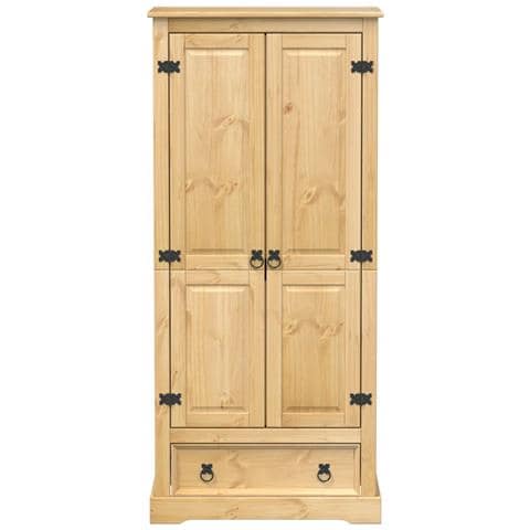 Armadio Corona 76x50x170 Cm In Legno Massello Di Pino - Foto 2