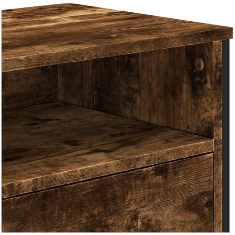 Mobile Porta Tv Rovere Fumo 122x34x41 Cm In Legno Multistrato - Foto 10