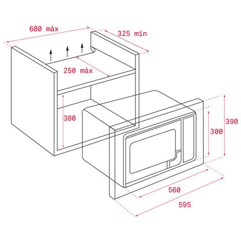 Microonde e Grill 112060002 Capacita 20 L Potenza 700 W Colore Bianco - Foto 2