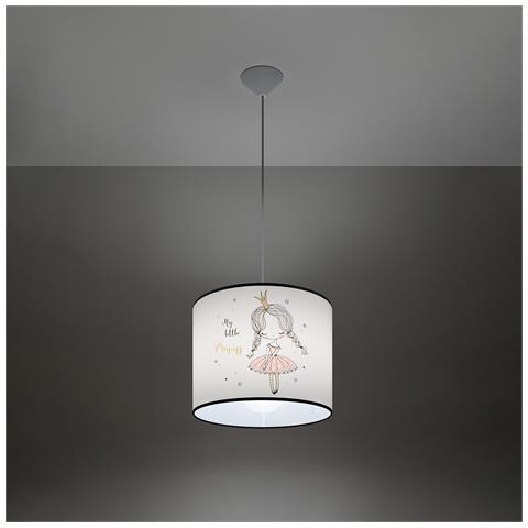 Sollux Lighting Lampada A Sospensione Princess 30 Sl.1414 - Moderno Lampade A Sospensione Multicolore 95x30x30 Cm - Foto 8