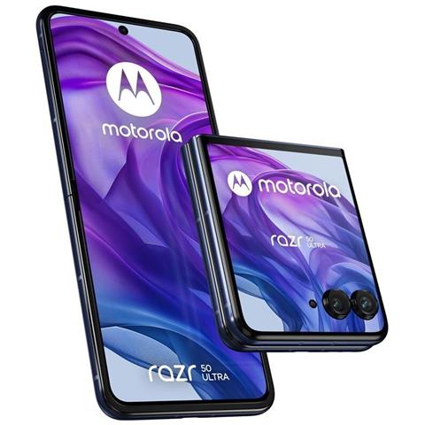 Razr 50 Ultra 5G - Smartphone Pieghevole 6.9” AMOLED, 12GB RAM, 512GB, Fotocamera 50MP, Snapdragon 8s Gen 3, Android 14 - Blu Marino - Foto 1