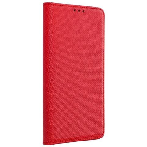 Smart Book Custodia A Libro Poket Flip Cover Case Per Motorola Moto G55 5g Red - Foto 1