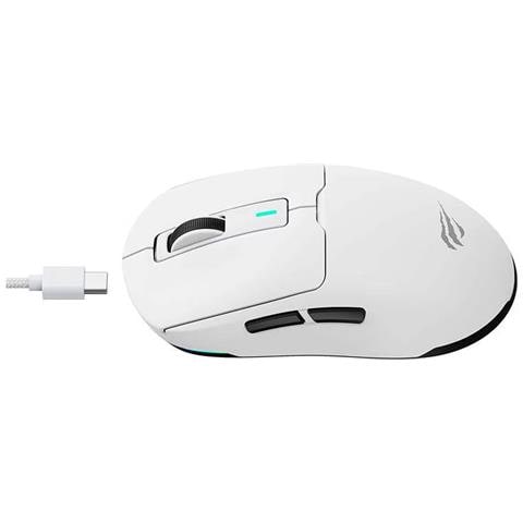MS969 WB mouse Gaming Mano destra RF Wireless + Bluetooth + USB Type-C 16000 DPI - Foto 2