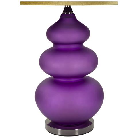 Lampada Da Tavolo Mf176 - Viola - Metallo - 40x40x70 Cm - Foto 2