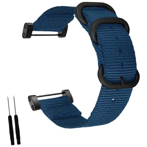 Cinturino In Nylon Per Orologio Suunto Core Expedition Series Blue - Foto 1