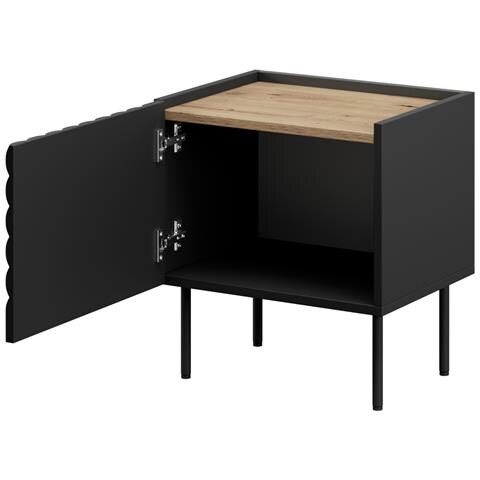 ONDA comodino 2 pz. 50x40x54 nero - Foto 2