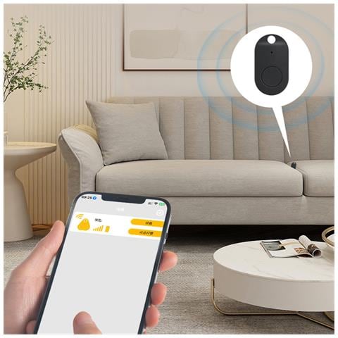 Dispositivo Anti-smarrimento A Forma Di Scudo - Localizzatore Di Chiavi Black - Foto 3