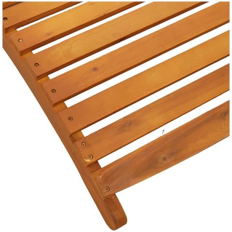 Lettini prendisole 2 pz in Legno Massello di Acacia - Foto 9