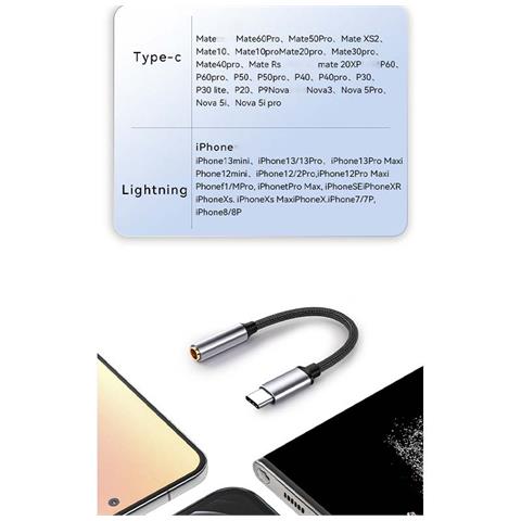 Adattatore Audio 3.5mm A Type-c Silver - Foto 2