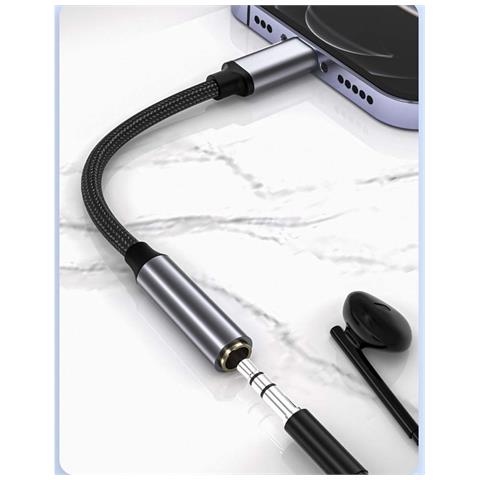 Adattatore Audio 3.5mm A Type-c Silver - Foto 5
