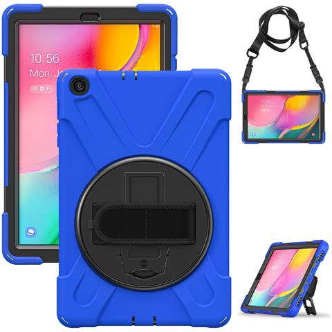 Custodia Per Samsung Galaxy Tab A 8.0"" Con Tracolla Blu - Foto 1
