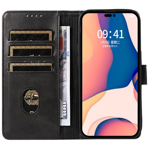 Custodia In Pelle Con Porta Carte Per Iphone Iphone 14 Pro Max - Foto 2