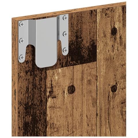 Unità da toelette Legno invecchiato Legno massello di recupero - Foto 9